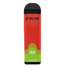 CARTUCHO LIFE POD 8000 PUFF APPLE KIWI ICE