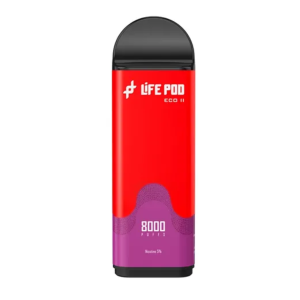 CARTUCHO LIFE POD 8000 PUFF APPLE GRAPE ICE