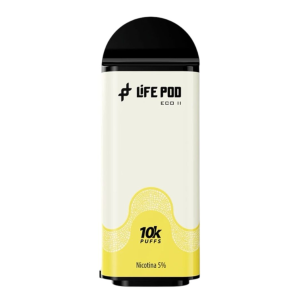 CARTUCHO LIFE POD 10000 PUFF  BANANA CUSTARD