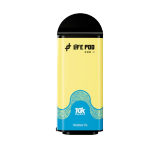 CARTUCHO LIFE POD 10000 PUFF BANANA ICE