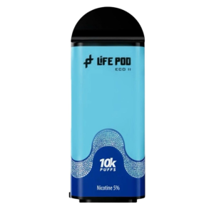 CARTUCHO LIFE POD 10000 PUFF BLUE RAZZ BUBBLEGUM