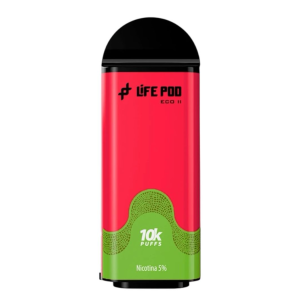 CARTUCHO LIFE POD 10000 PUFF STRAWBERRY KIWI