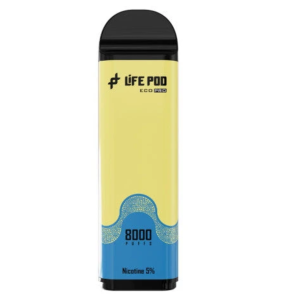 CARTUCHO LIFE POD 8000 PUFF BANANA ICE